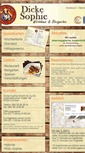 Mobile Screenshot of dicke-sophie.de